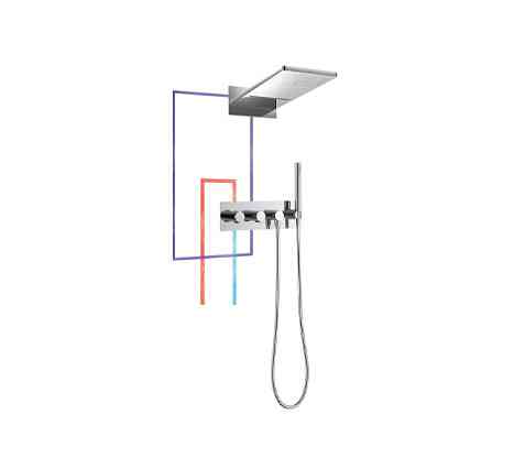 Thermostatic Concealed Shower Mixer (FH9980-672)