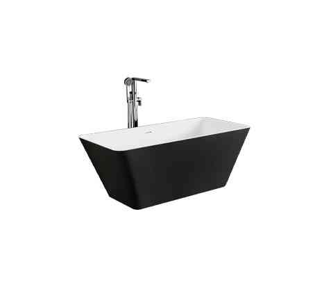 Free standing bath tub - Black outside (PG11671)
