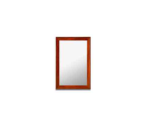 Framed mirror (With special wood finish aluminium profile) (800mm x 500mm)