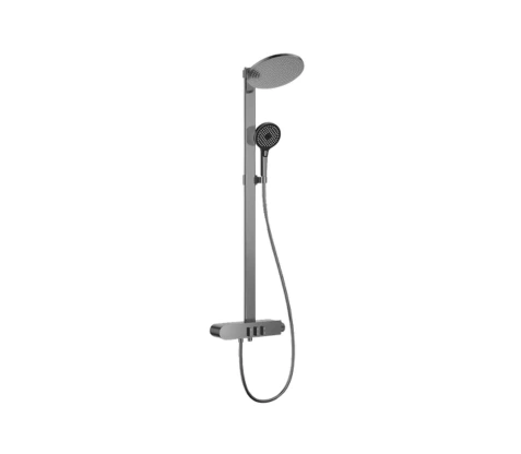 Thermostatic shower mixer (FH8471S) - Steel Grey