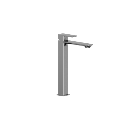 Lumea High Spout Basin Mixer - PVD Brushed Gun Metal Grey Finish (16423550048)