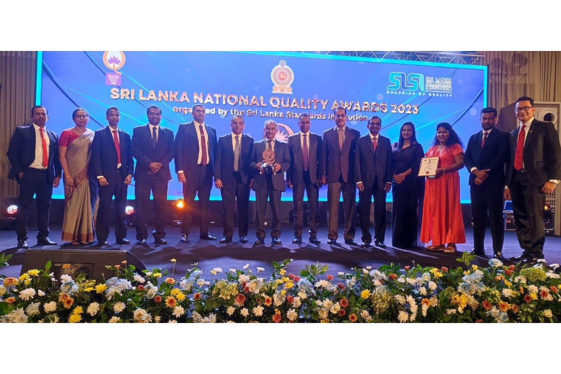 Rocell Takes Home the Gold Award at the Sri Lanka National Quality Awards.